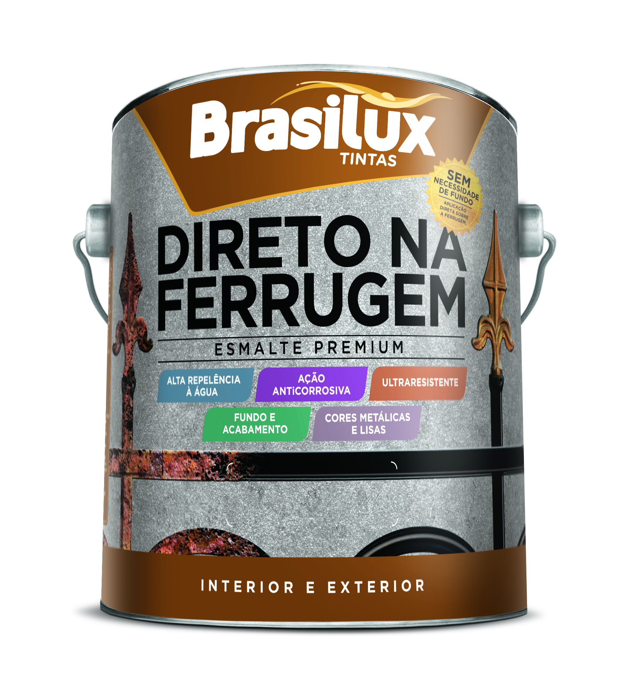 Esmalte Sintético Brasilar-Direto Na Ferrugem